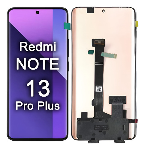 Tela Frontal Compativel Com Redmi Note 13 Pro Plus Amoled