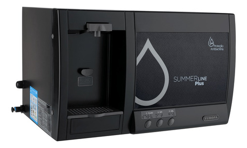Purificador De Água Europa Summer Line Plus Hf Preto (Usado)