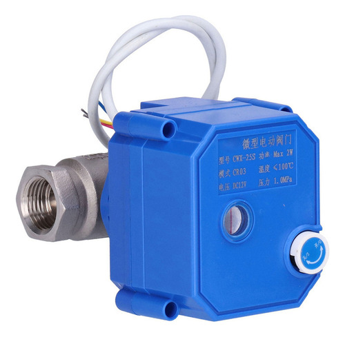 Válvula De Bola Motorizada De Acero Inoxidable De Paso Recto