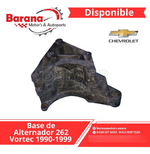 Base De Alternador 262 Vortec 1990-1999