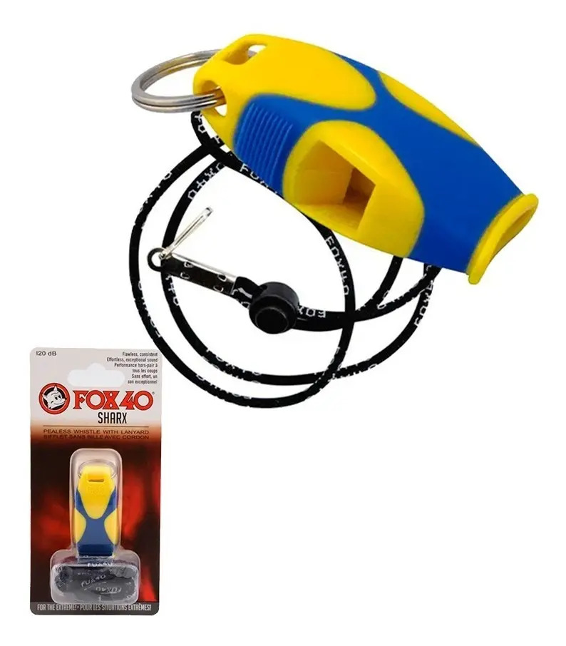 Apito Fox Sharx Profissional 120 Db Imediato Cor Amarelo