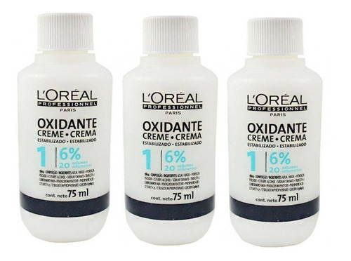 Loreal Oxidante 6% (20 Volumes) 3x75ml
