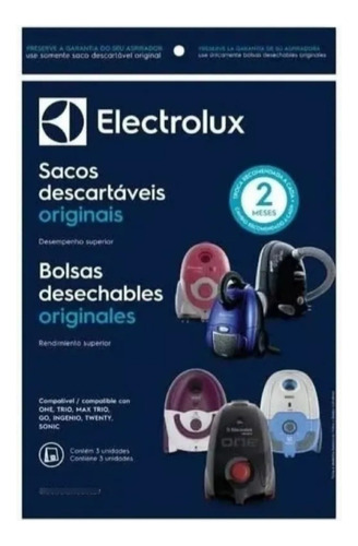 Bolsas Aspiradora Electrolux Son10 - Berry- Trio - Ingenio -sonic