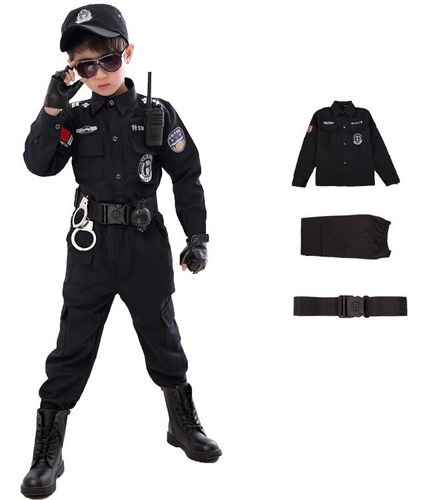Fiesta Especial De Disfraces Para Niños De La Policía De Trá