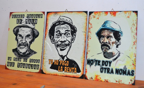 Cuadros De Chapa - Don Ramon - Vintage Retro