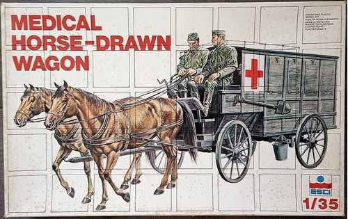 Esci 1:35 - Medical Horse Drawn Wagon