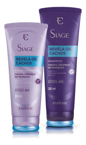  Siàge Revela Cachos Kit Shampoo + Condicionador - Eudora