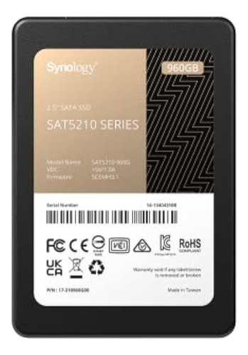 Synology 2.5  Sata Ssd Sat5210 960gb (sat5210-960g)