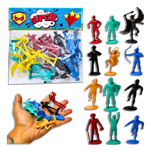 Soldadinhos Herois Miniatura Boneco Soldado Brinquedo