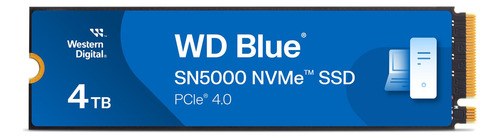 Unidade sólida SSD interna Western Digital Blue Sn5000 de 4 TB