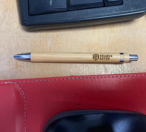 100 Lapiceras Grabado Láser Personalizado Incluido