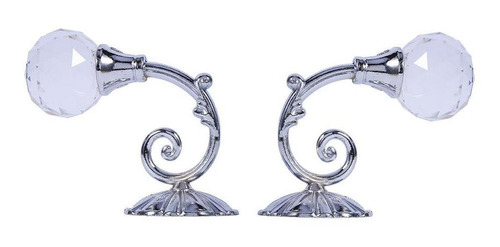 2 Cortinas De Cristal De Metal Para Ventana.
