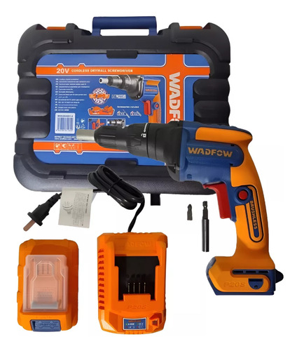 Atornillador Inalámbrico Para Durlock 20v 1.4 Hex Wadfow Azul 50hz