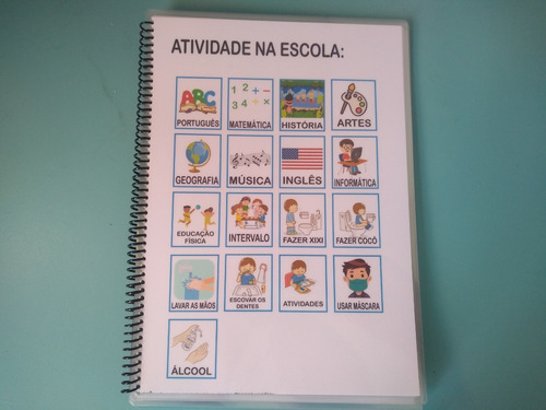 Prancha Temática De Comunicação Por Imagem Escola