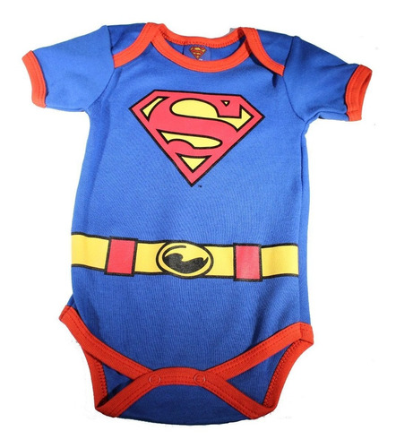 Imagen 1 de 6 de Pañalero Superman Disfraz - Ropa De Bebe