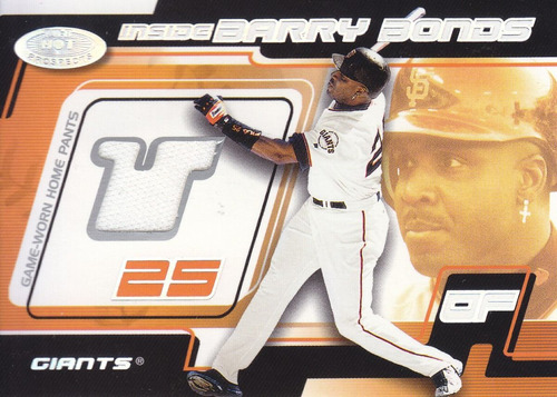 2002 Hot Prospects Home Pants Barry Bonds Giants