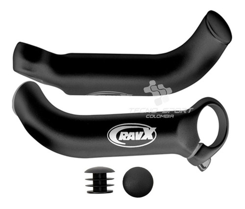 Cachos Ravx Extension Manubrio Bicicleta Mtb Aluminio Par