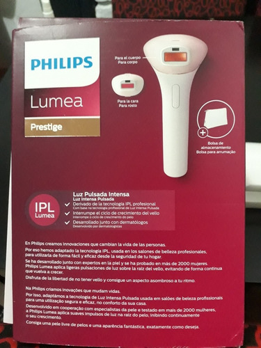 Depiladora Definitiva Ipl Philips Lumea Prestige Bri950