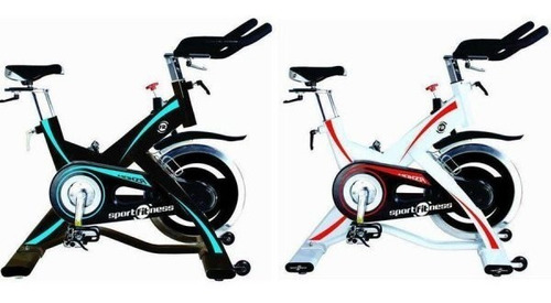 Bicicleta Spinning Estática Monza Banda Prof Sportfitnes Gym Color Negro