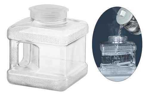 Jarra De Cubo De Botella De Almacenamiento De Agua Grande 5l