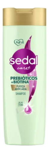 Shampoo Sedal Prebióticos + Biotina 190 Ml