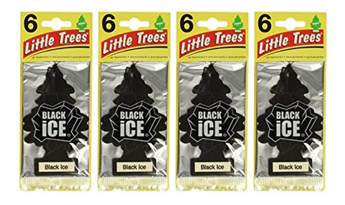 Little-trees Ambientador De Aire De Hielo Negro Little Tree-