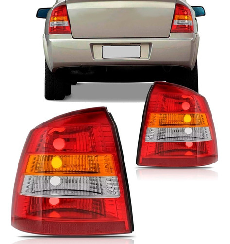 Lanterna Traseira Astra 1998 1999/2002 Sedan Tricolor Oferta