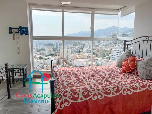 Cad Sol Y Mar B 1002. Departamento En Piso Alto Con Terraza, Vista A La Ciudad Y Excelente Ventilación