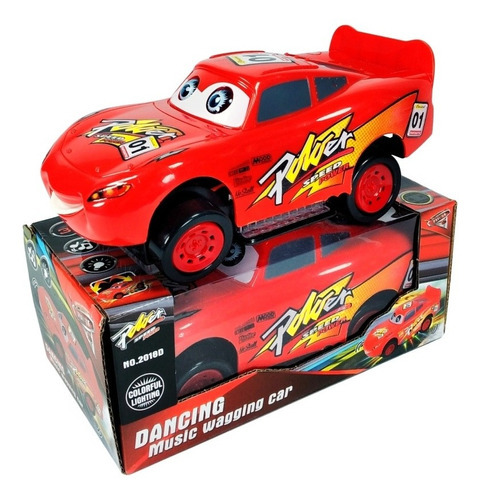 Auto Cars Juguete Mcqueen Luces 3d Sonido Pilas Saca Lengua