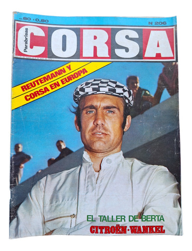 Revista Parabrisas Corsa Nro. 206 Abril 1970 Reutemann *