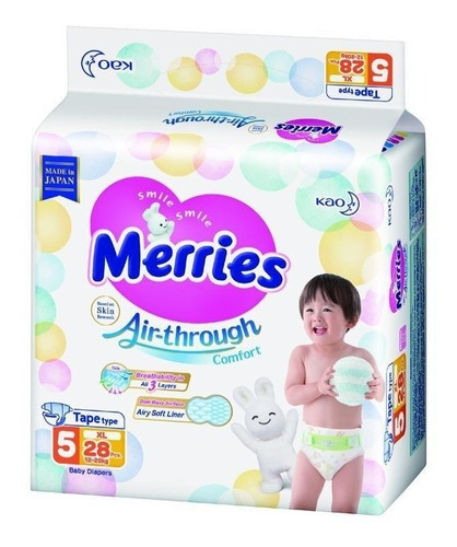 Pañales Merries Pañal XL
