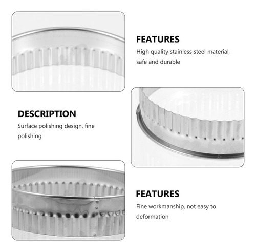 Alta Calidad Molde Circular Para Mousse Con Anillos De