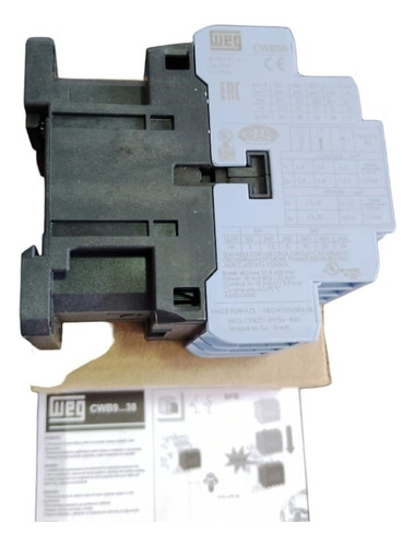 Contactor Weg De 03 Polos 38 Amp Bobina 220v 50/60 Hz