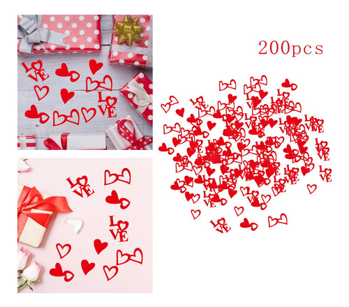 4 X 200 Pieces Valentine's Day Confetti For Wedding