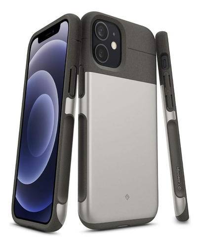 Caseology Legion Funda P/ iPhone 12 Mini Gris Policarbonato