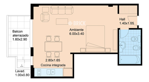 Gascon Y Av. Cordoba - Frente 38 M2 Impec Baulera Balcon Todo Sol