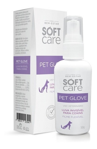 Loção Hidratante Soft Care Pet Glove 50 G