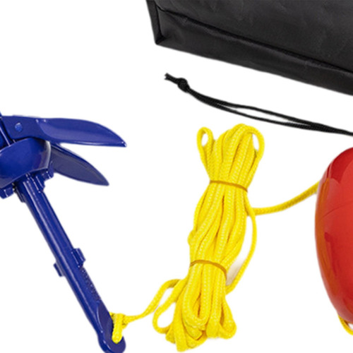 Anclaje Para Barco Plegable Compacto Con Cuerda Y Bolsa De