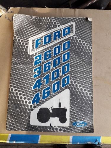 Tractor Ford 2600-3600-4100-4600-manual Original Operario 