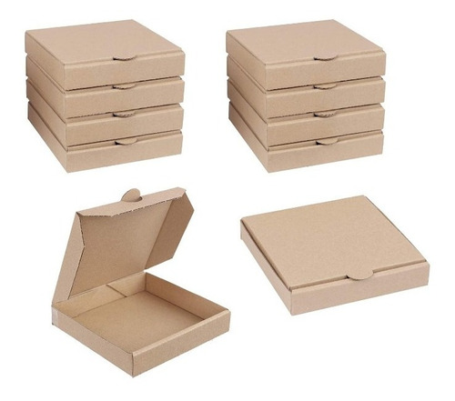 25 Pz Caja Pizza 17x17 #3 Kraft 