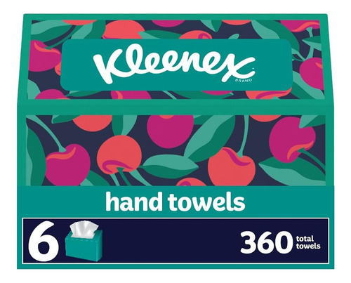 Toallas De Mano De Papel Desechables Kleenex, 6 Cajas, 60 Pa