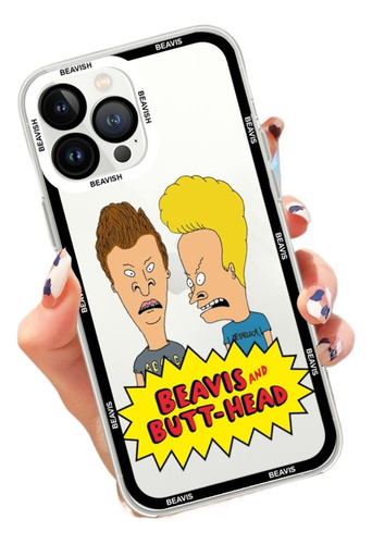 Funda Cartoon Beavis And Butt-head Para iPhone 11, 12, 13, 1