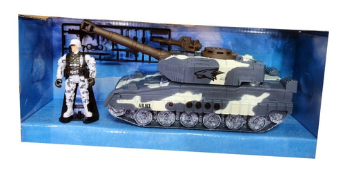 Tanque Militar Con Luz Y Sonidos Varios Mas Soldado.