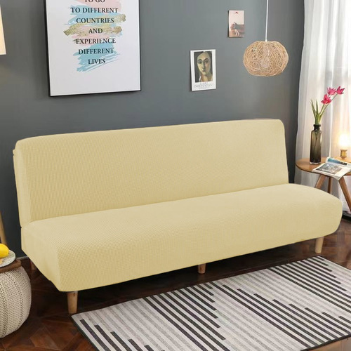 Funda Elástica De Sofá Protectoras 3plazas Sillón Cubre Sofá Color Beige Partículas
