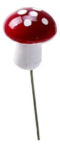 20pcs Mini Miniaturas De Miniatura Rojo Jardín Artificial Bo