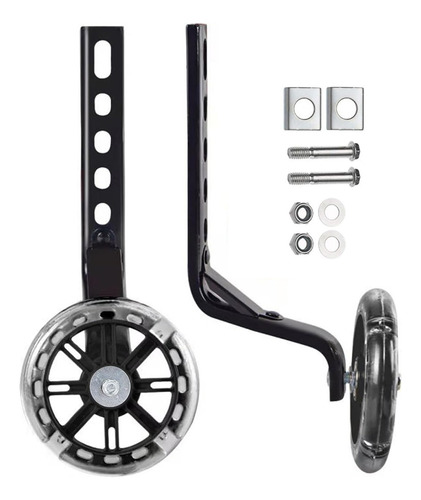 Llantas Entrenadoras Ciclismo Laterales R12-r20 Con Luz Led