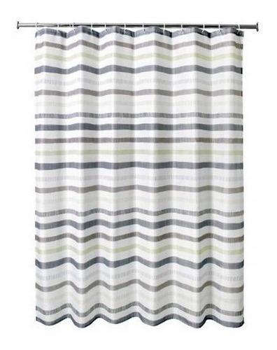 Cortina De Baño 178 X 180 Cm Olson Multicolor