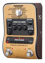 Comprar Pedal De Efectos Para Guitarra Acústica Zoom Ac2 Color Marrón