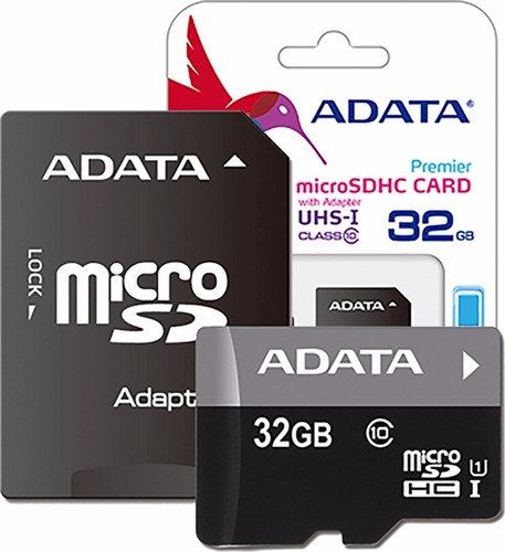 Micro Sd 32gb Adata Clase 10 Premier Ultra Rapida Con Envio