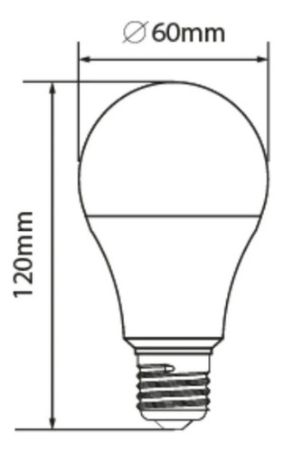 Kit 3 Bulbo Led A60 9,5w 6500k Dimerizável Galaxy